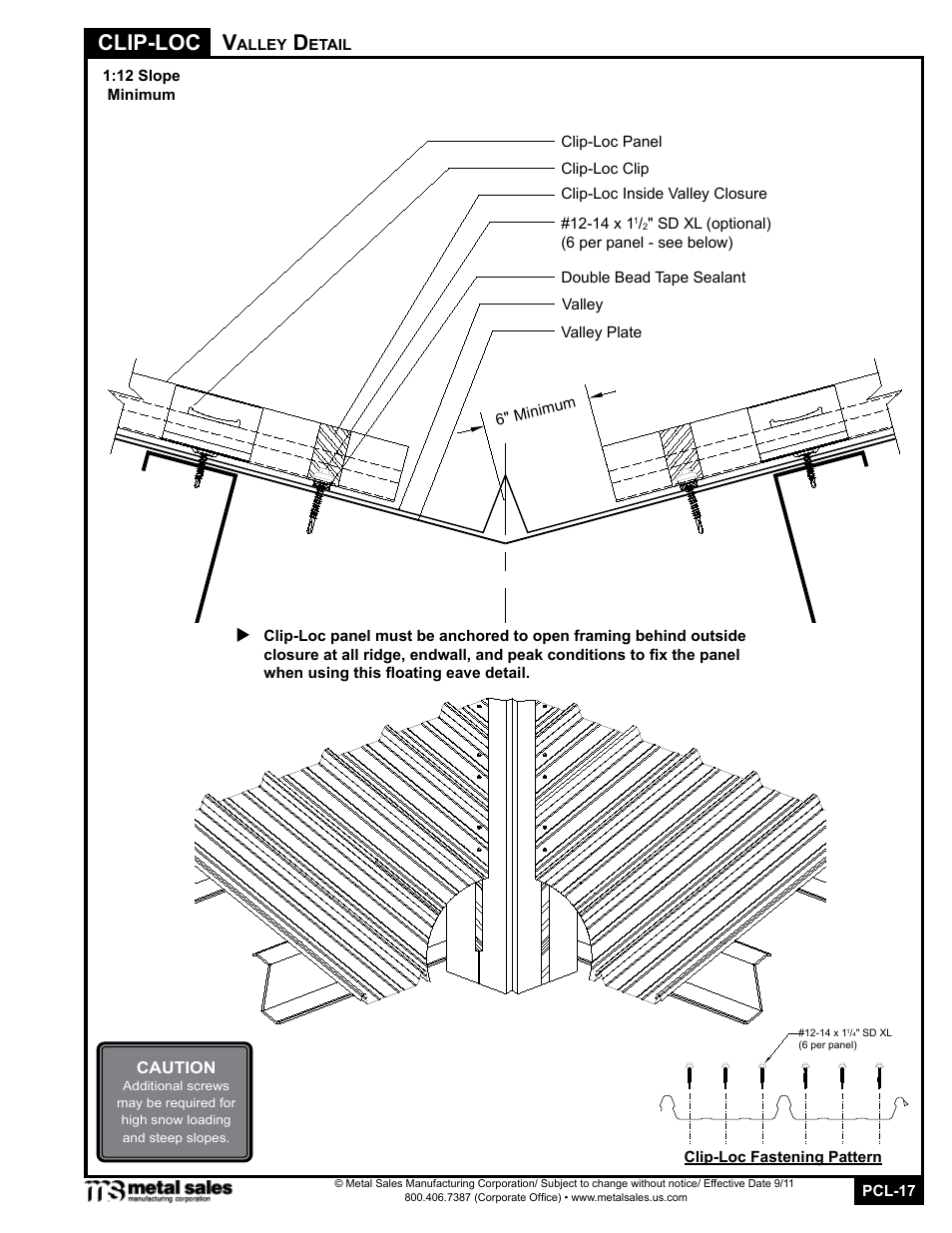 Clip-loc | Metal Sales Clip-Loc Manual User Manual | Page 17 / 22