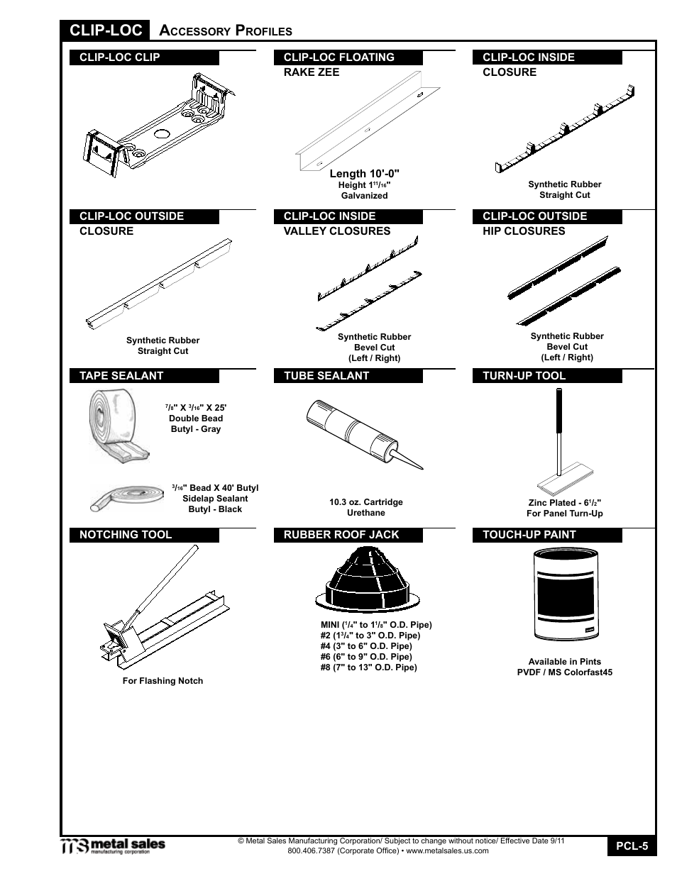 Clip-loc | Metal Sales Clip-Loc Manual User Manual | Page 5 / 22
