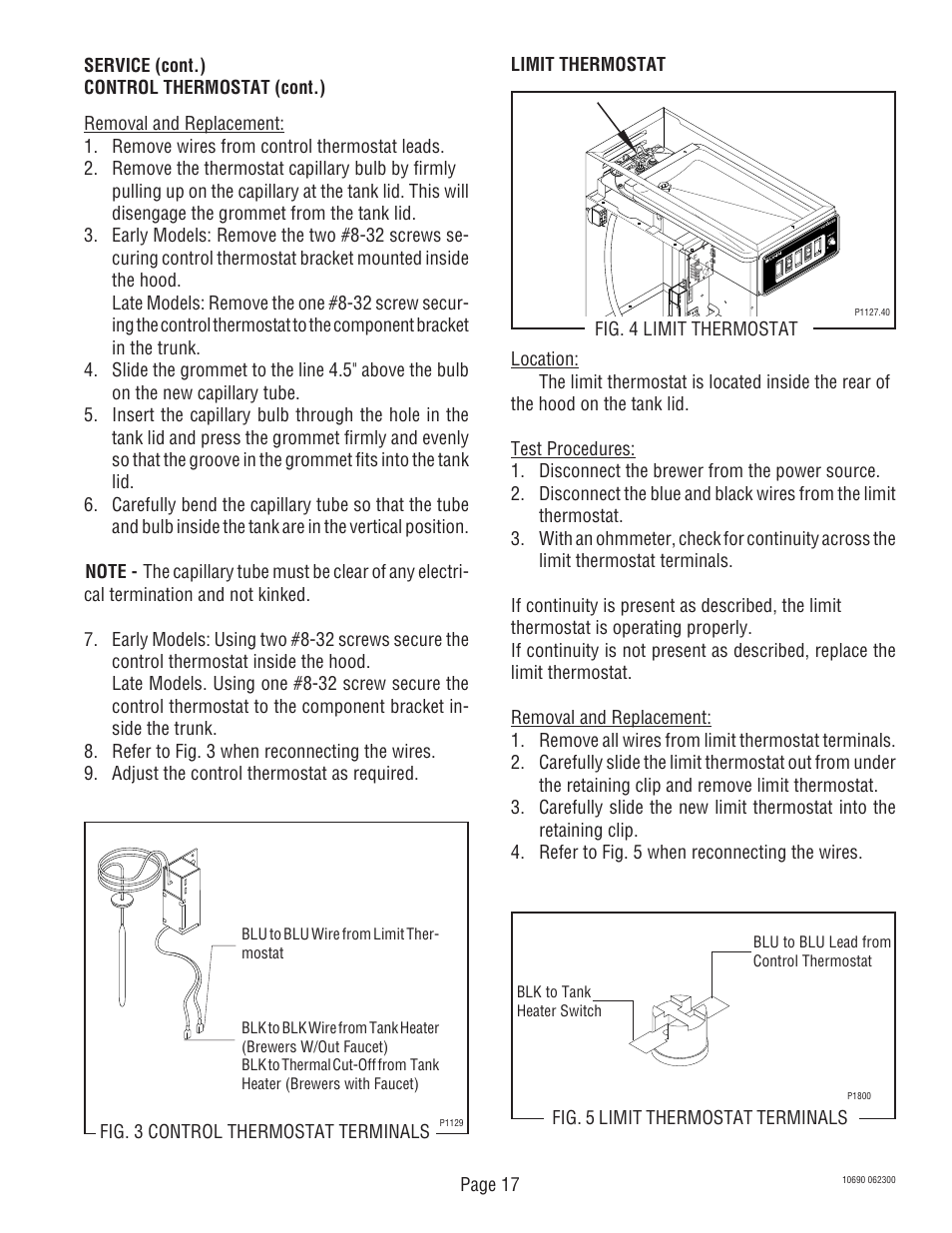 Bunn CW-APS User Manual | Page 17 / 33