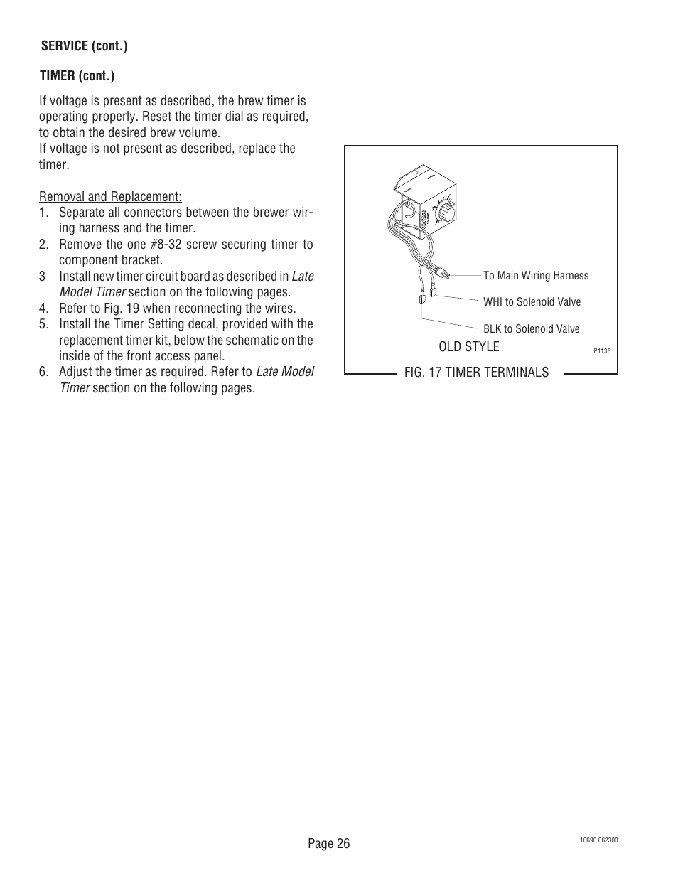 Bunn CW-APS User Manual | Page 26 / 33