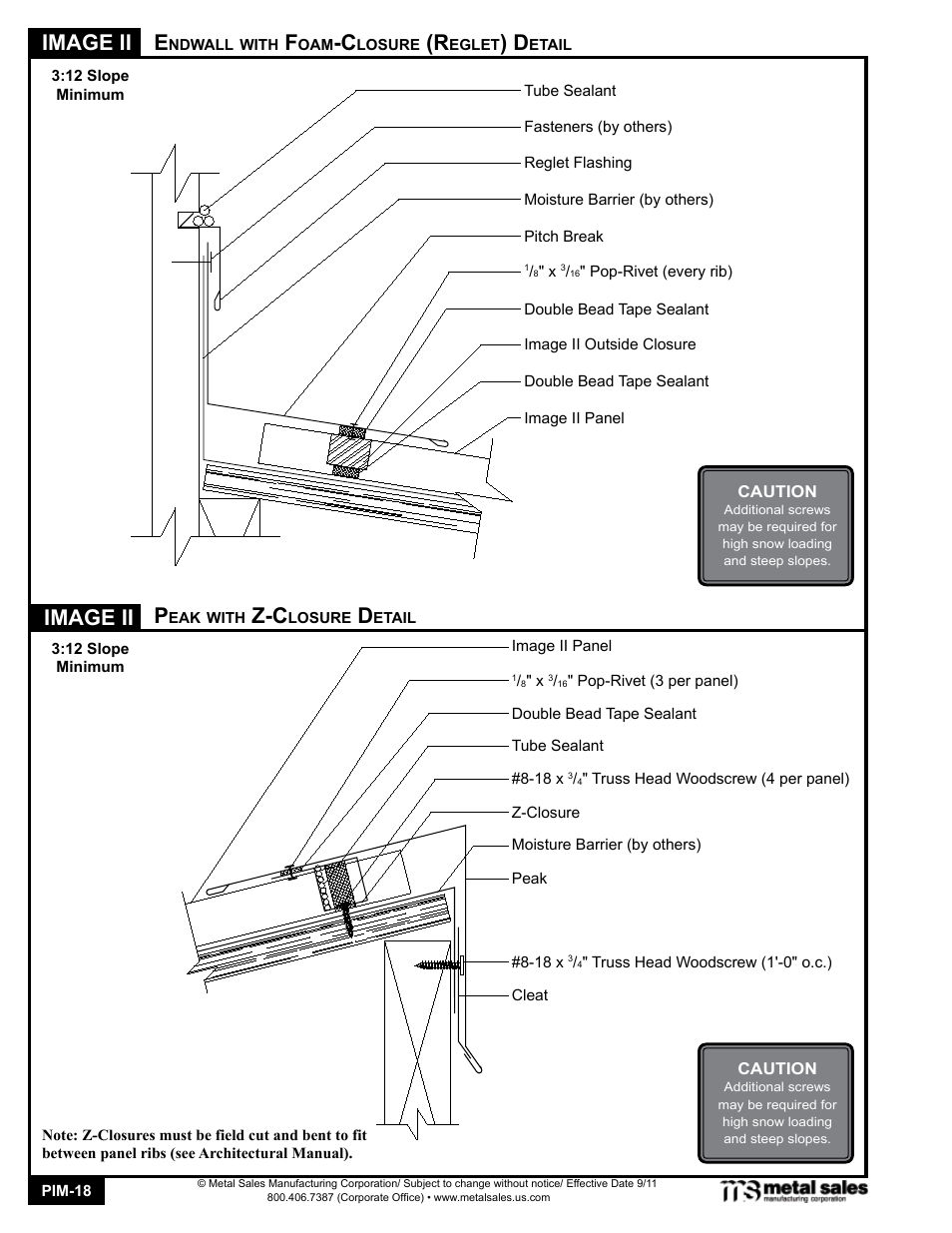 Image ii, Image ii p | Metal Sales Image II Manual User Manual | Page 18 / 20