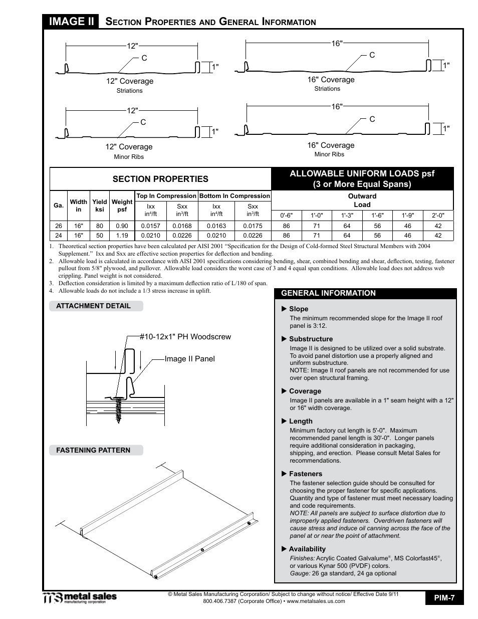 Image ii | Metal Sales Image II Manual User Manual | Page 7 / 20