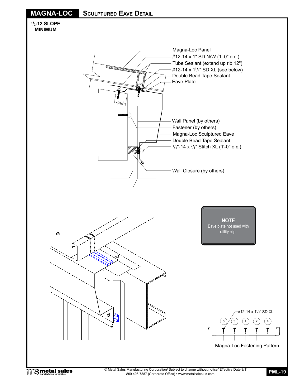 Magna-loc | Metal Sales Magna-Loc 180 User Manual | Page 19 / 28