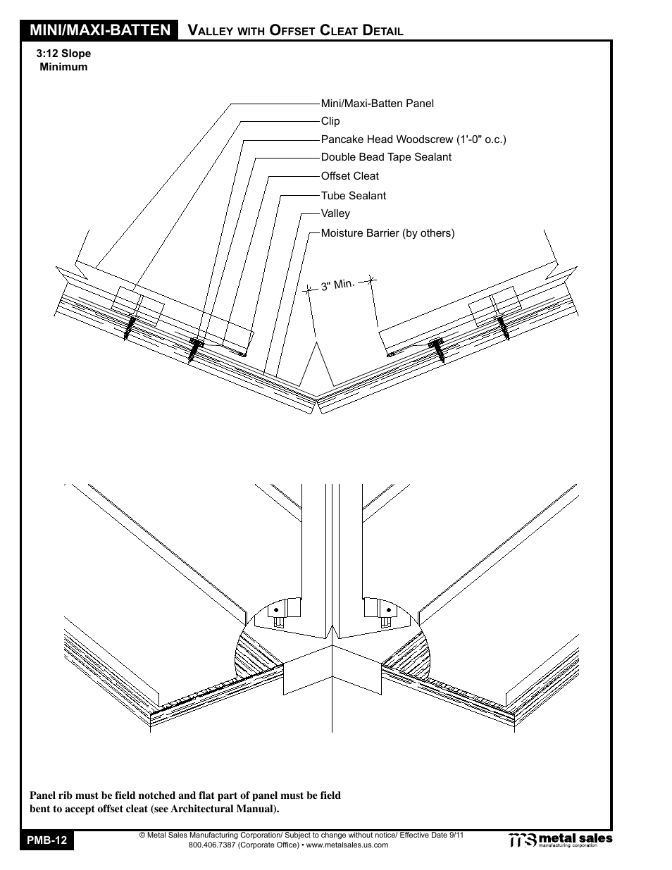 Mini/maxi-batten | Metal Sales Mini-Batten User Manual | Page 12 / 18