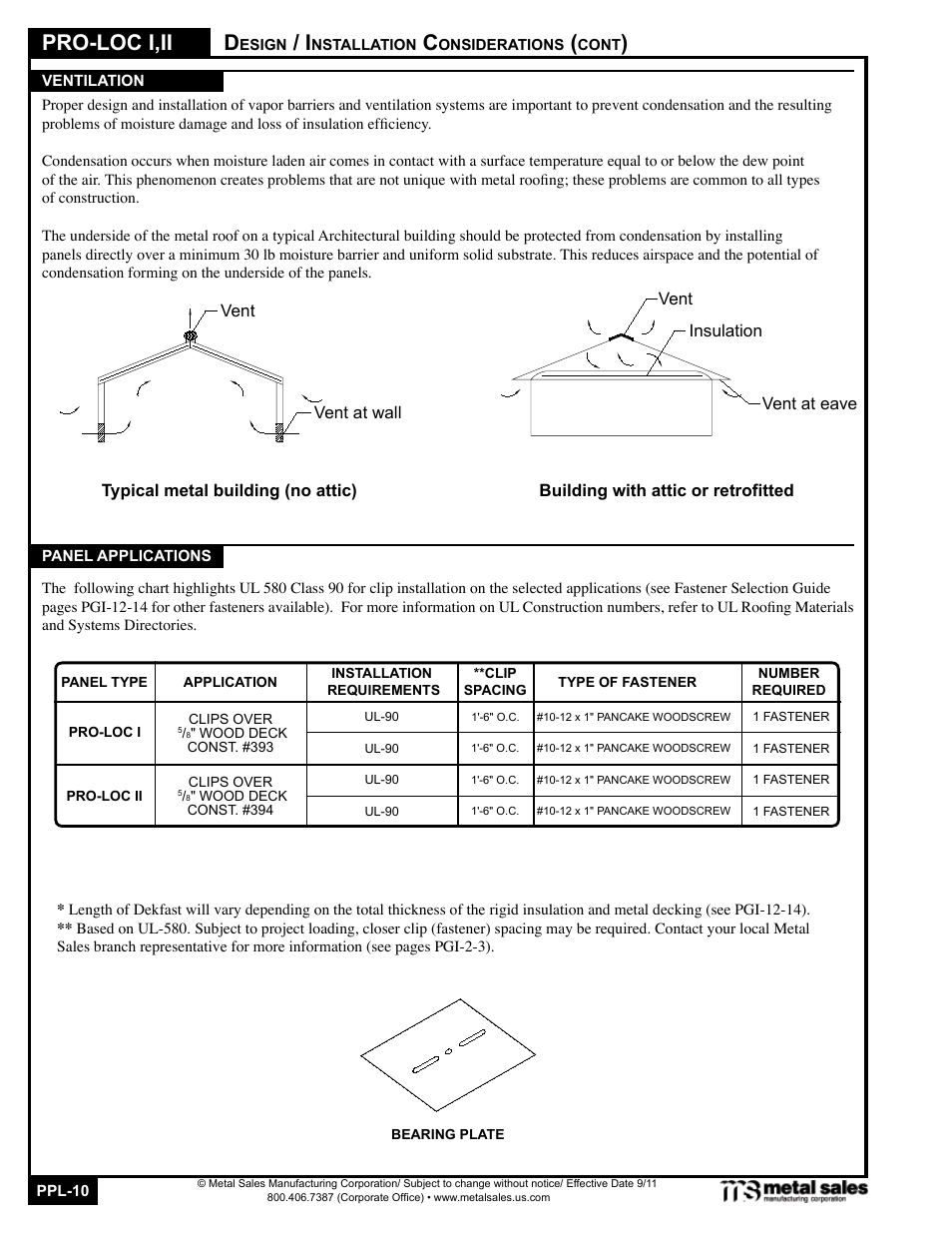 Pro-loc i,ii | Metal Sales Pro-Loc II Manual User Manual | Page 10 / 20