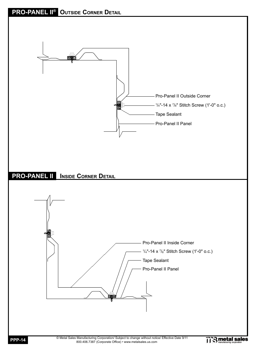 Pro-panel ii, Pro-panel ii i | Metal Sales Pro-Panel II Manual User Manual | Page 14 / 16