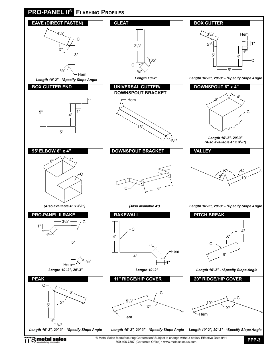 Pro-panel ii | Metal Sales Pro-Panel II Manual User Manual | Page 3 / 16