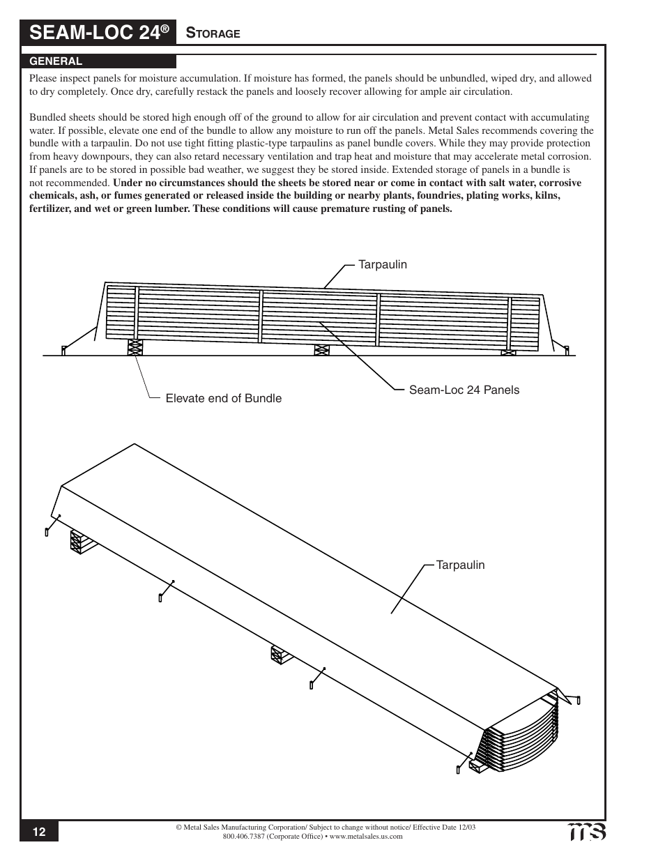 Seam-loc 24 | Metal Sales Seam-Loc 24 Installation User Manual | Page 13 / 66