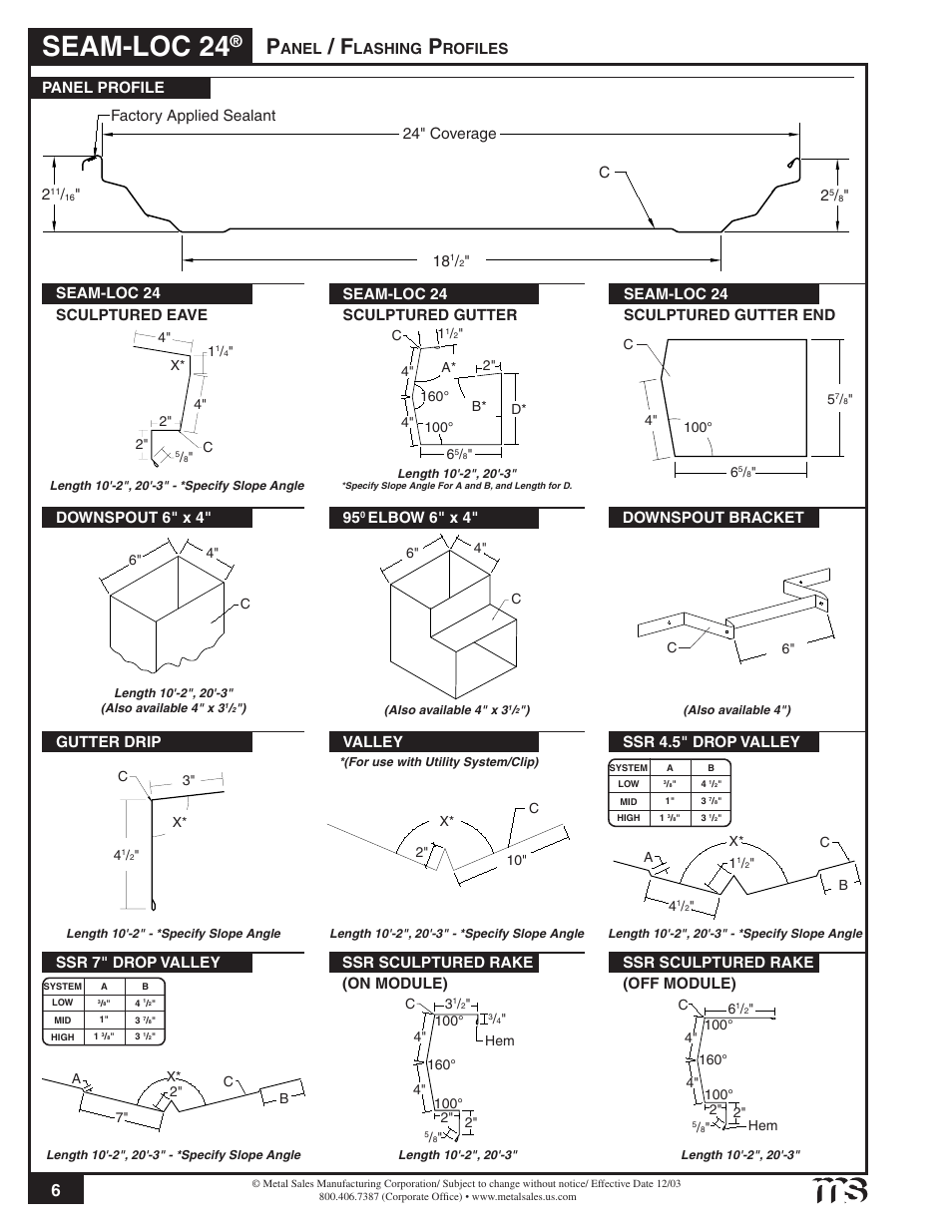 Seam-loc 24 | Metal Sales Seam-Loc 24 Installation User Manual | Page 7 / 66