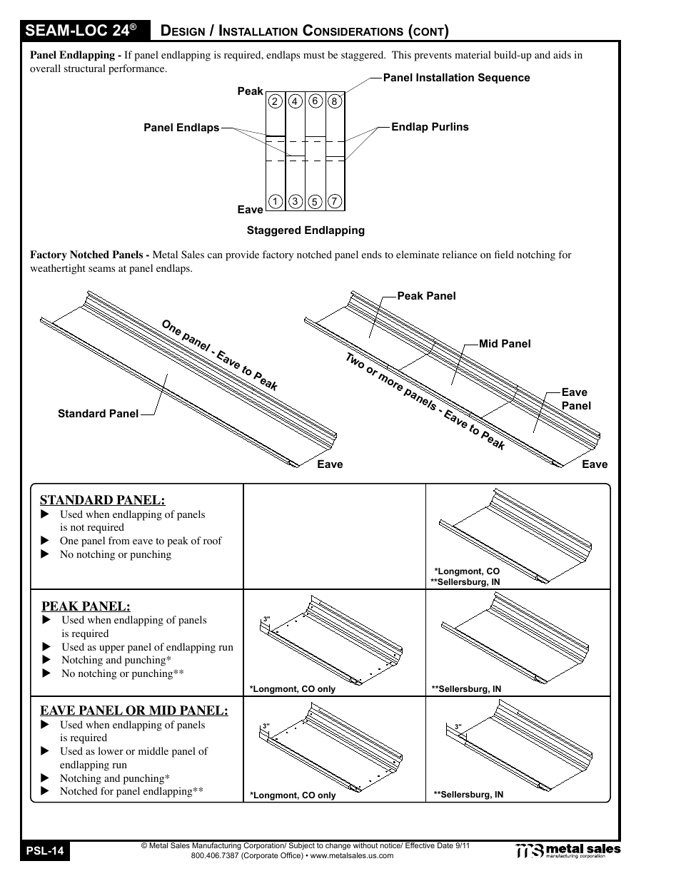 Seam-loc 24 | Metal Sales Seam-Loc 24 Manual User Manual | Page 14 / 26