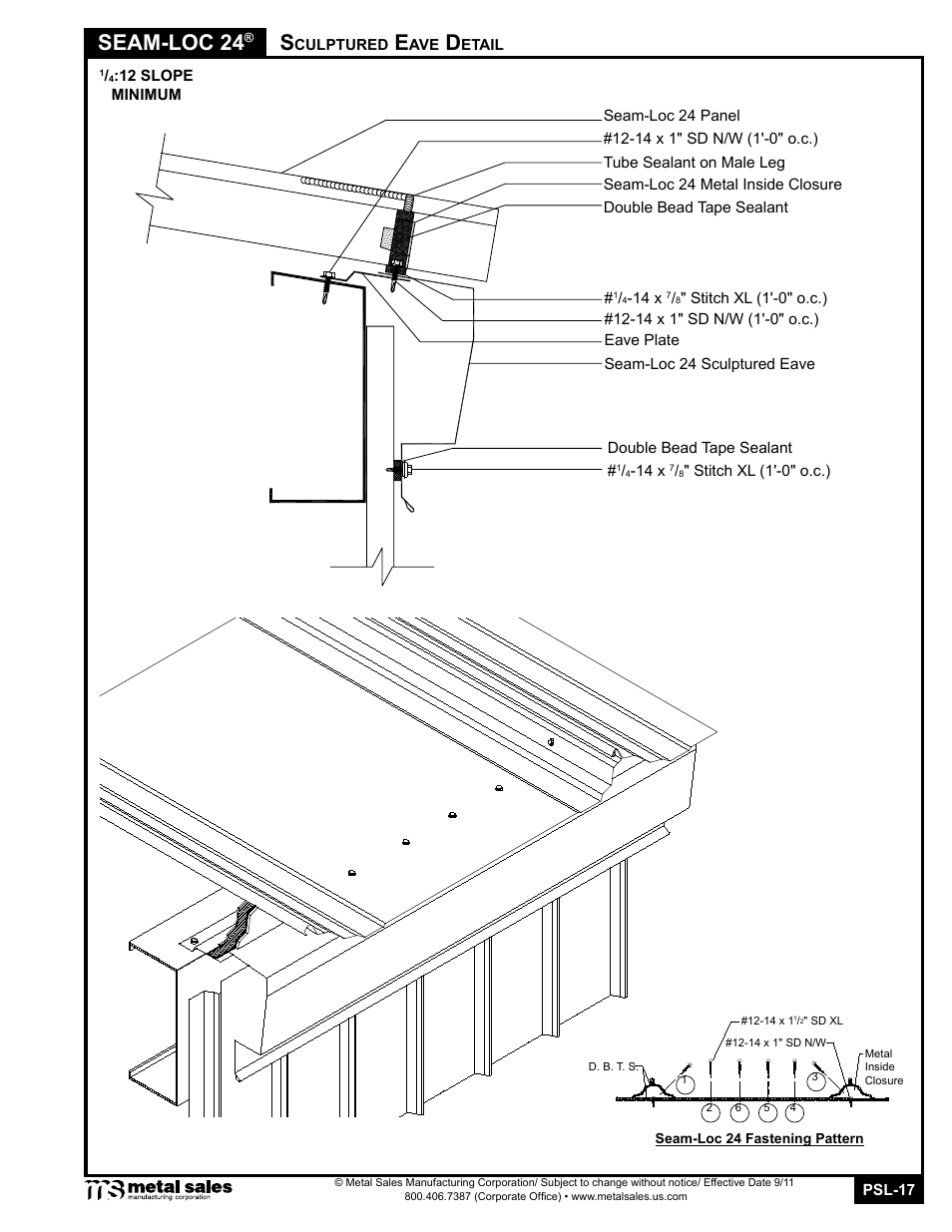 Seam-loc 24 | Metal Sales Seam-Loc 24 Manual User Manual | Page 17 / 26