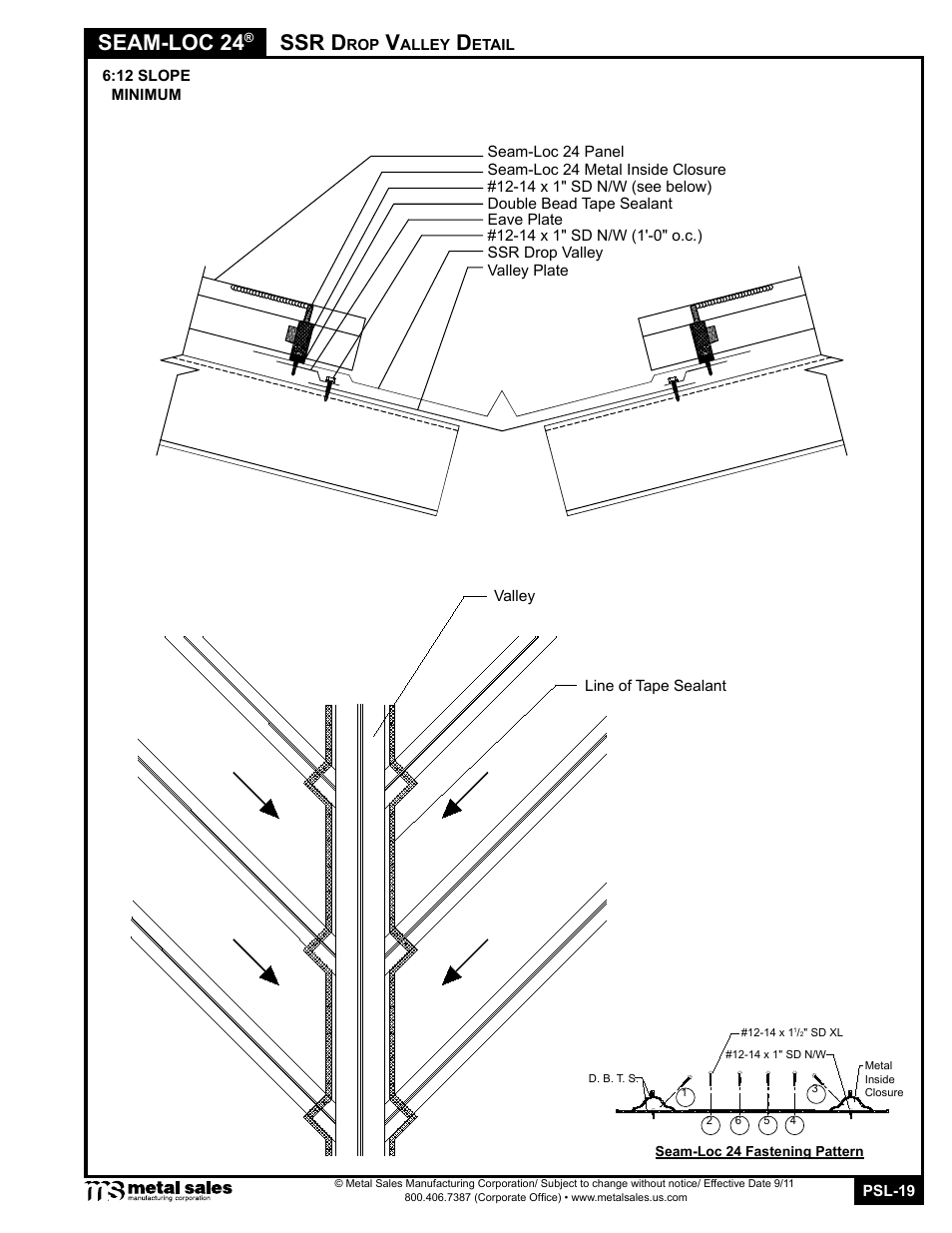 Seam-loc 24, Ssr d | Metal Sales Seam-Loc 24 Manual User Manual | Page 19 / 26