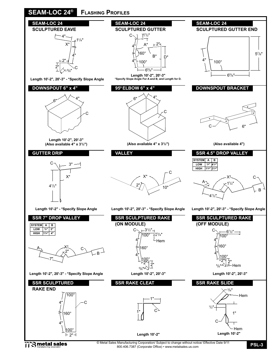 Seam-loc 24 | Metal Sales Seam-Loc 24 Manual User Manual | Page 3 / 26