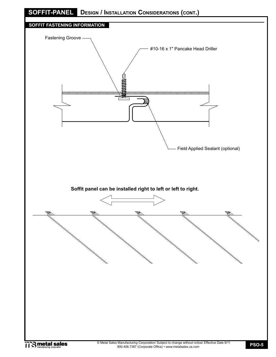 Soffit-panel | Metal Sales Soffit User Manual | Page 5 / 10