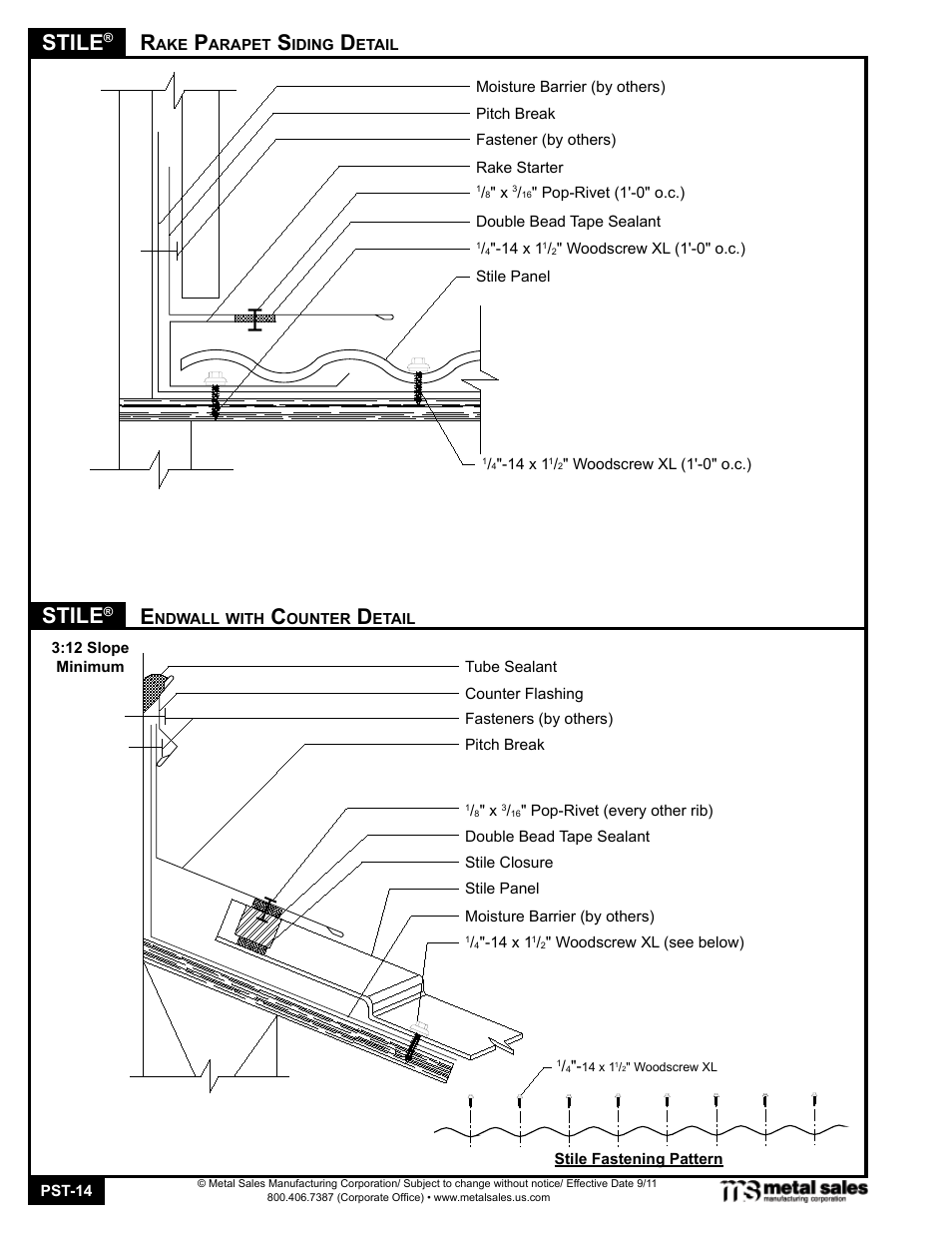 Stile | Metal Sales Stile Manual User Manual | Page 14 / 18