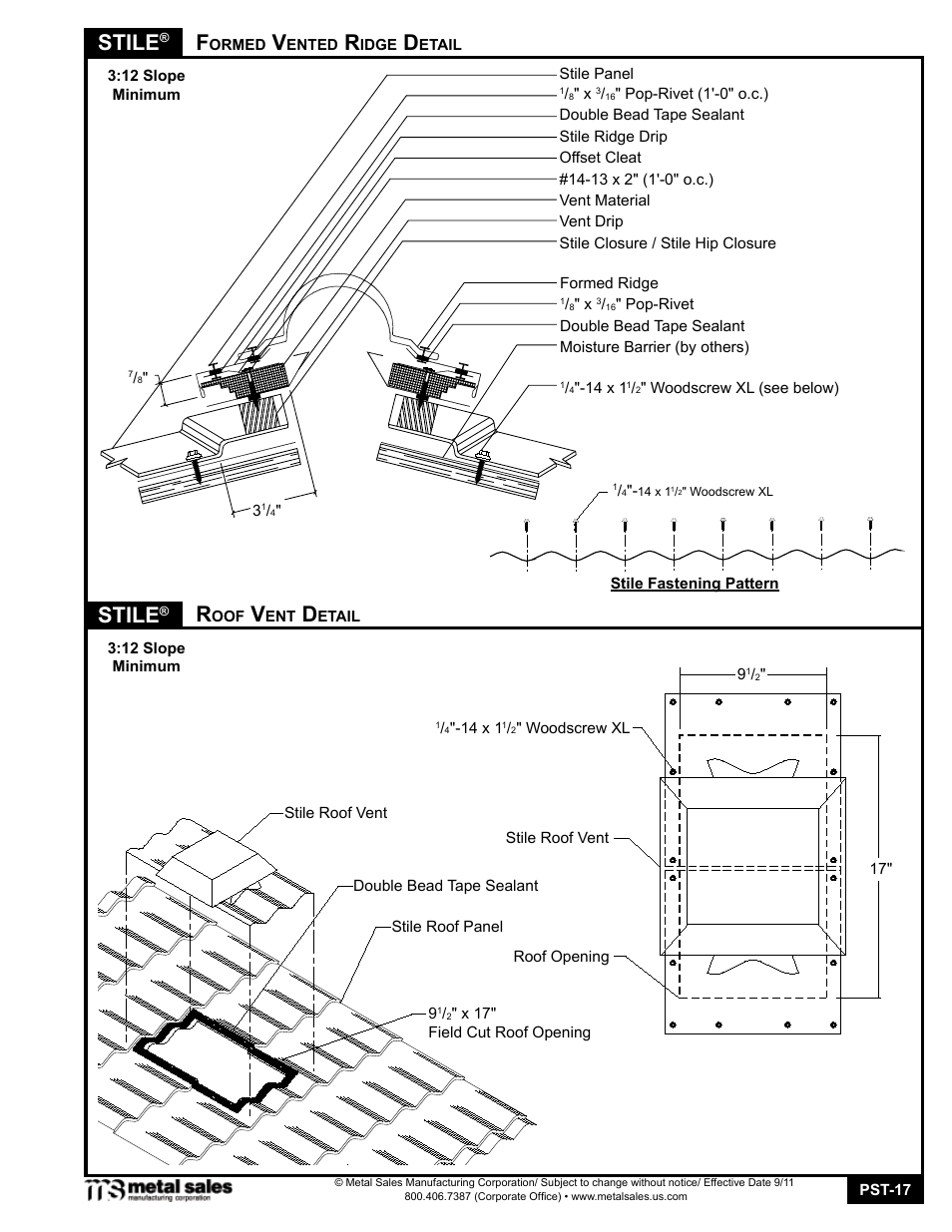 Stile | Metal Sales Stile Manual User Manual | Page 17 / 18