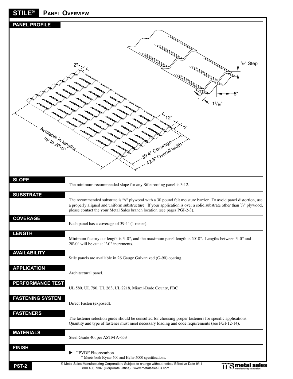 Stile | Metal Sales Stile Manual User Manual | Page 2 / 18