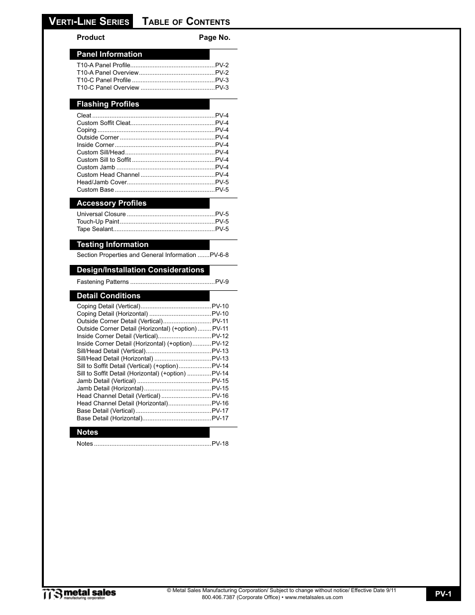 Metal Sales T10-C User Manual | 18 pages