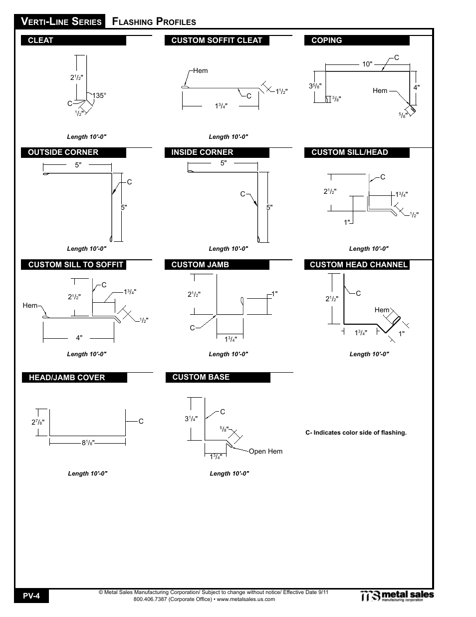 Metal Sales T10-C User Manual | Page 4 / 18