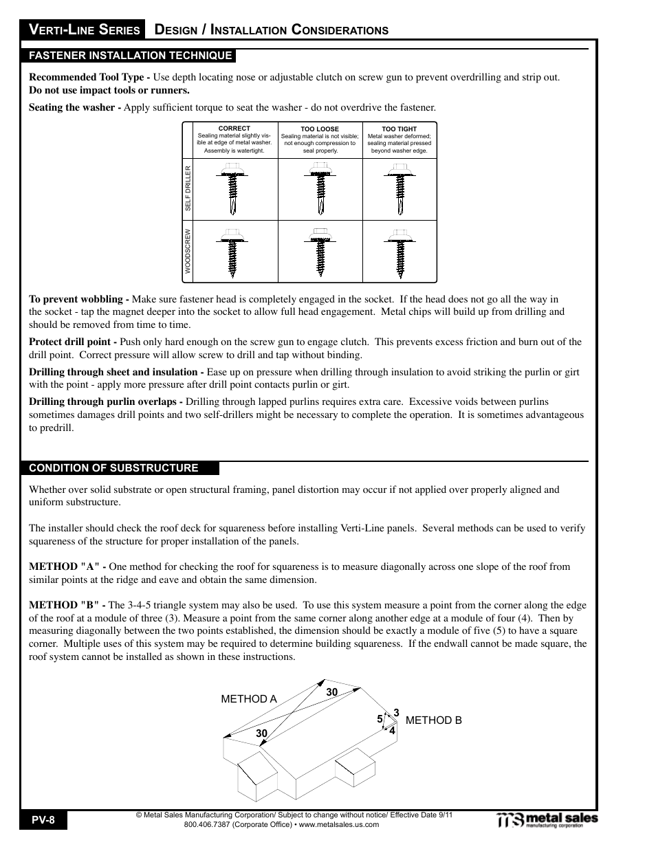 Metal Sales T10-C User Manual | Page 8 / 18