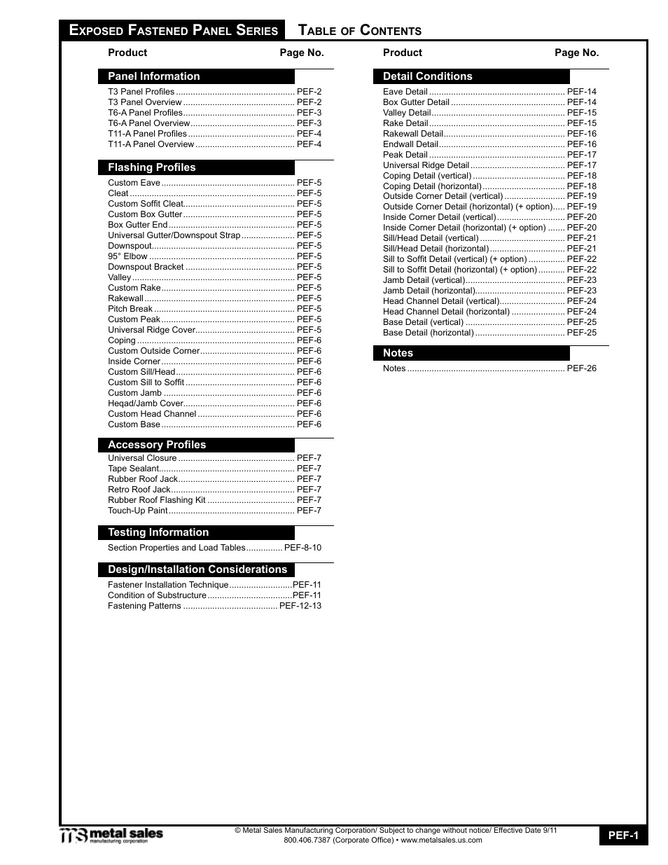 Metal Sales T6-A User Manual | 26 pages