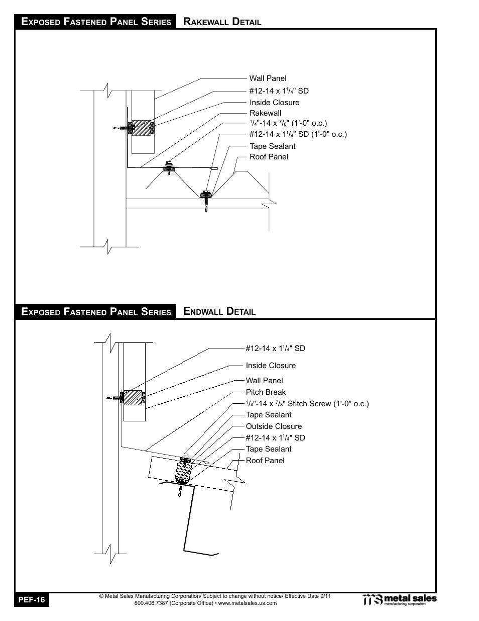 Metal Sales T6-A User Manual | Page 16 / 26