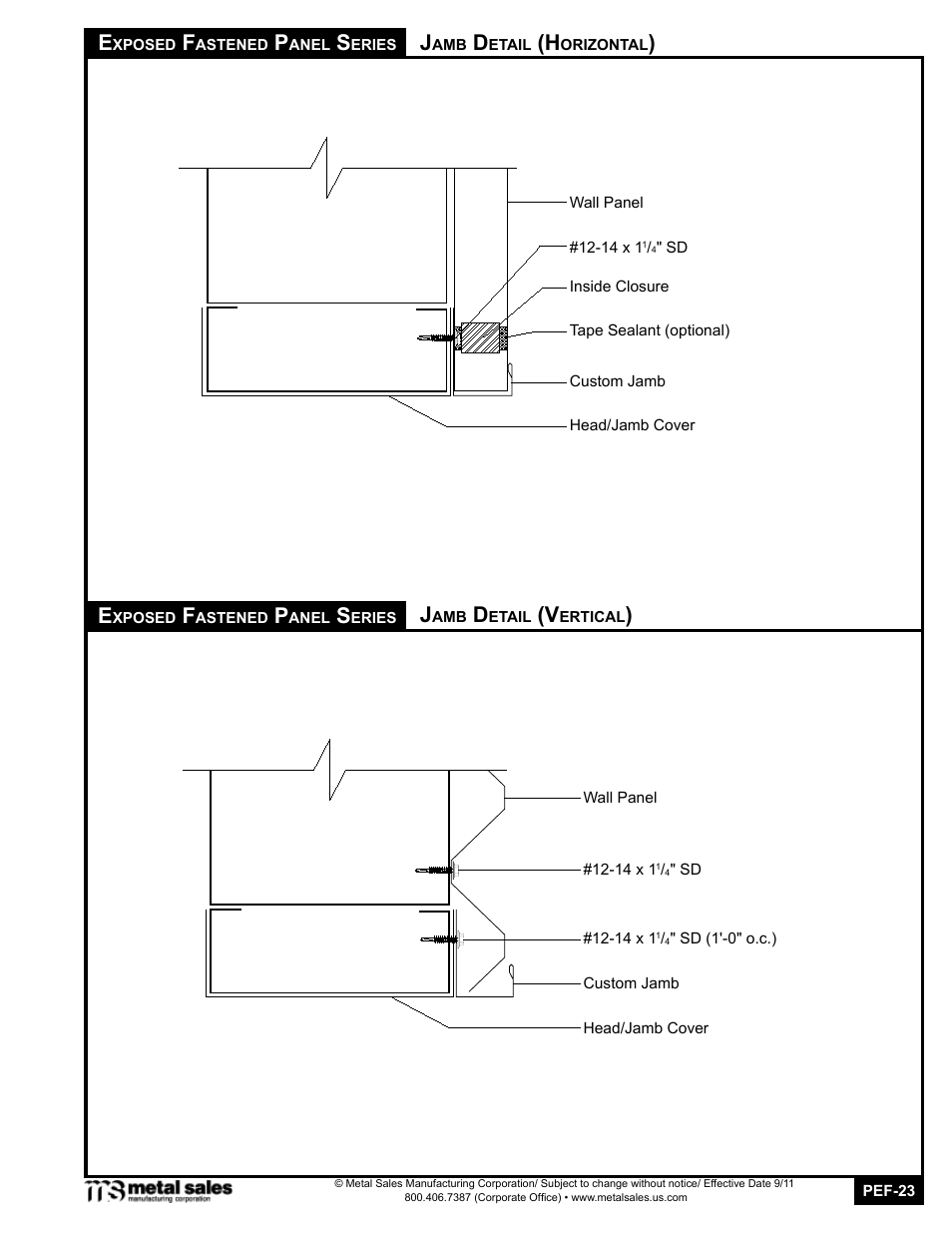 Metal Sales T6-A User Manual | Page 23 / 26