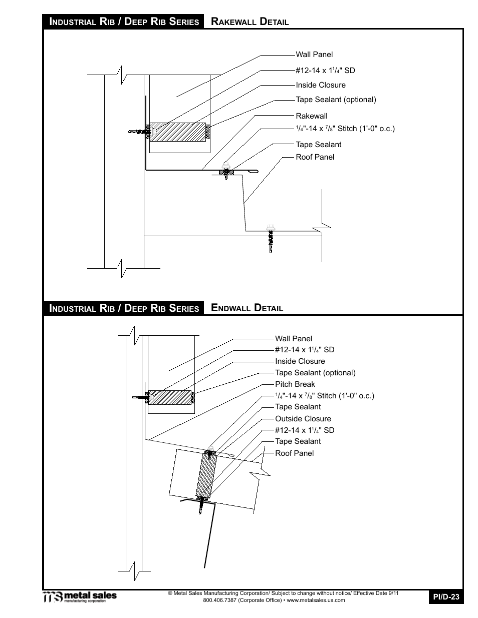 Metal Sales TDR-6 User Manual | Page 23 / 32