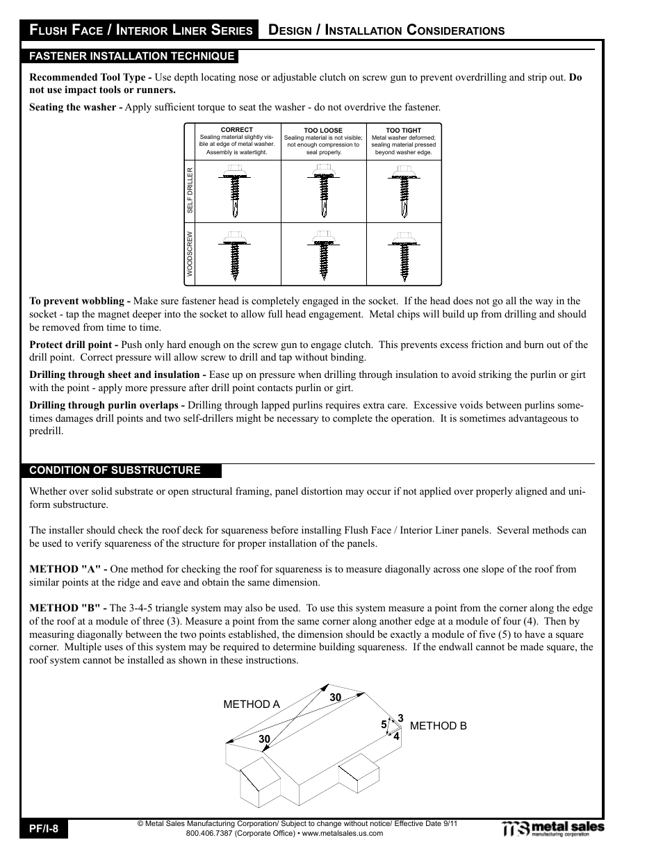 Metal Sales TL-21 User Manual | Page 8 / 16