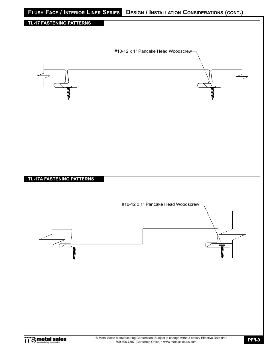 Metal Sales TL-21 User Manual | Page 9 / 16