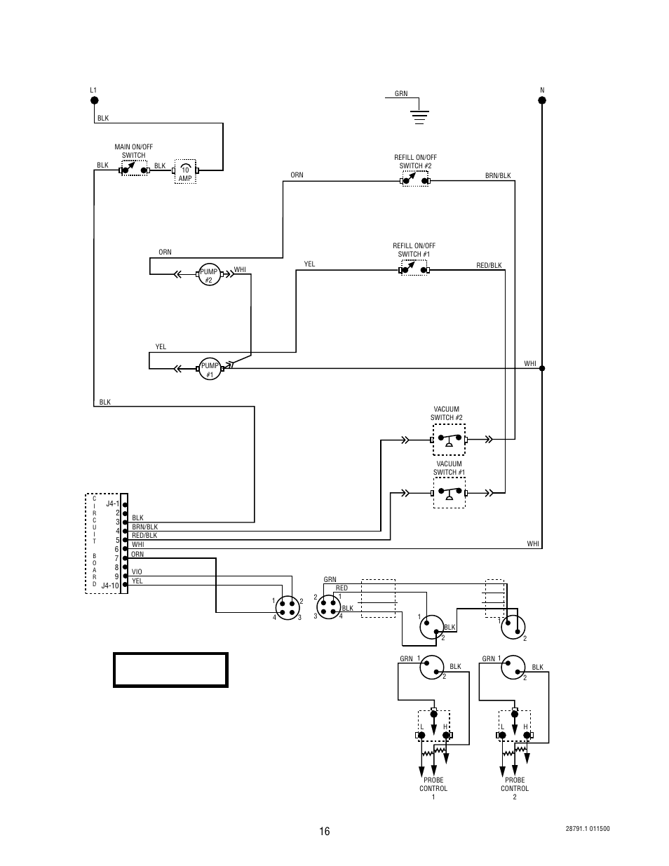 Schematic wiring diagram afpr-2, 120 volt ac 2 wire single phase | Bunn AF PR-3 User Manual | Page 16 / 18