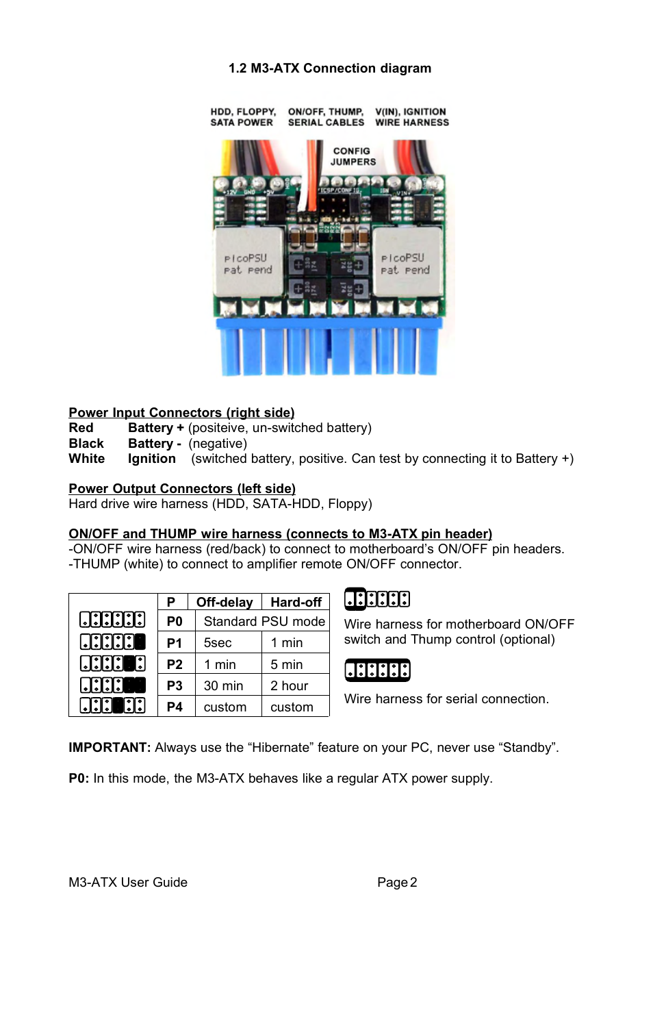 MitxPC M3-ATX User Manual | Page 2 / 4