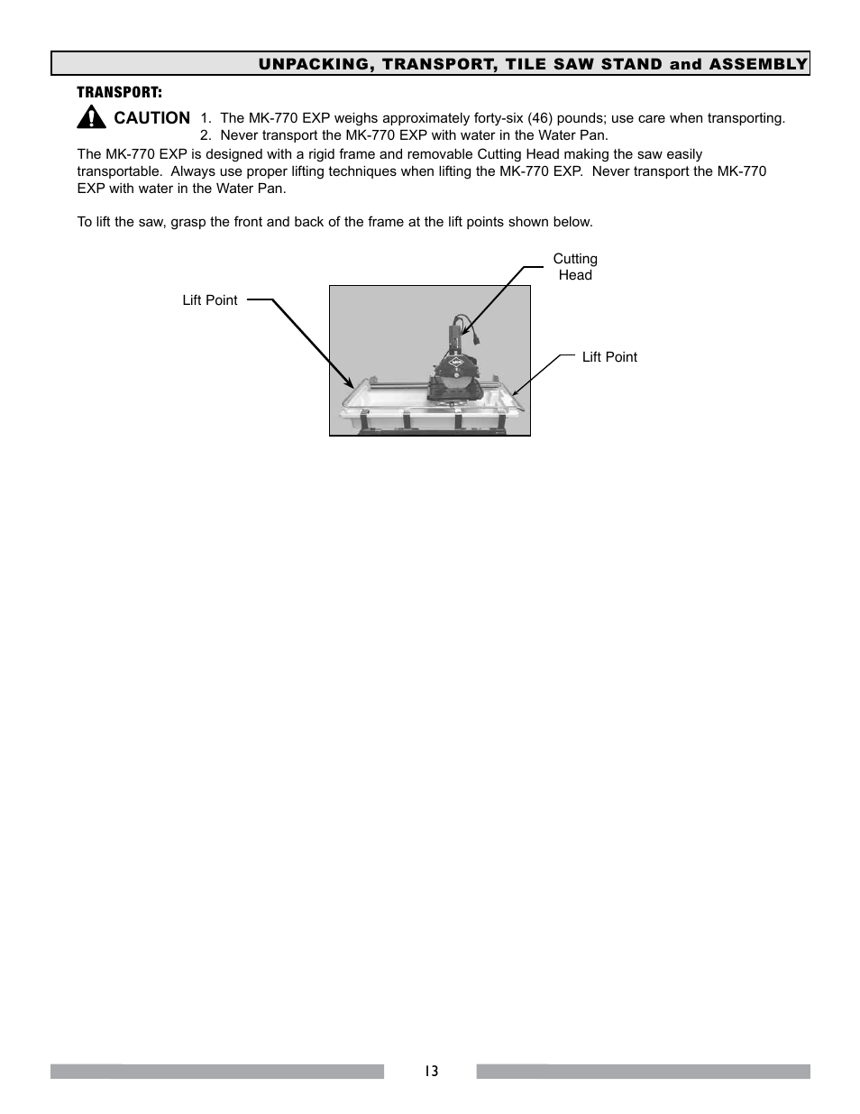 MK Diamond MK-770 EXP User Manual | Page 13 / 46