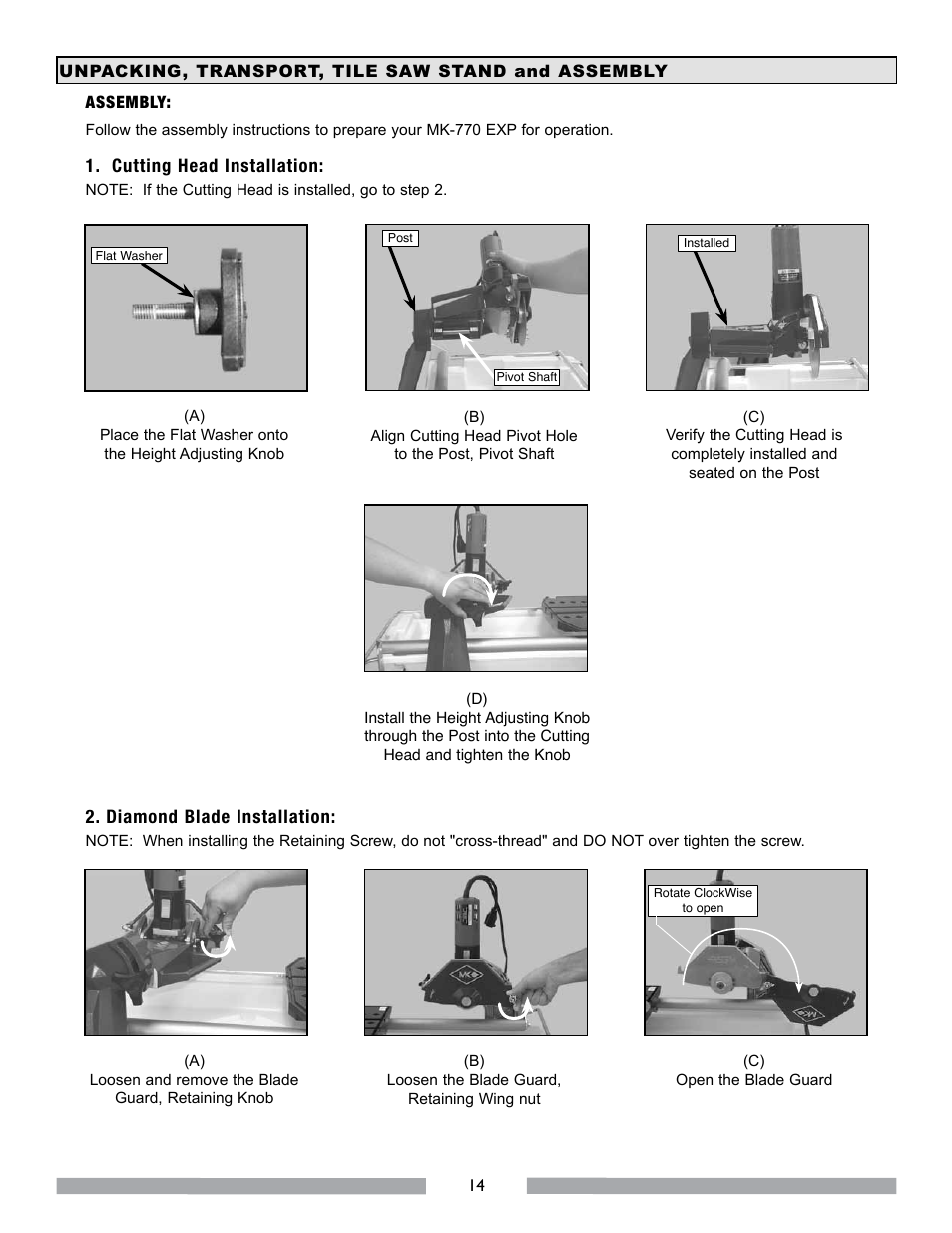 MK Diamond MK-770 EXP User Manual | Page 14 / 46