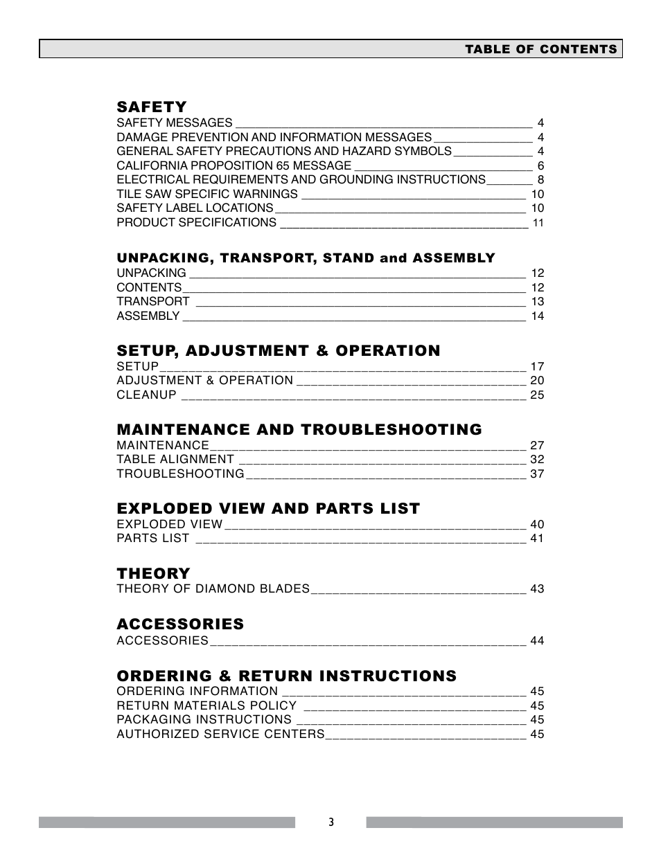 MK Diamond MK-770 EXP User Manual | Page 3 / 46