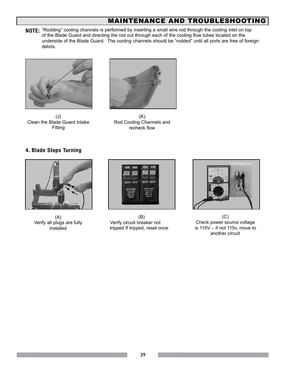 Maintenance and troubleshooting | MK Diamond MK-770 EXP User Manual | Page 39 / 46
