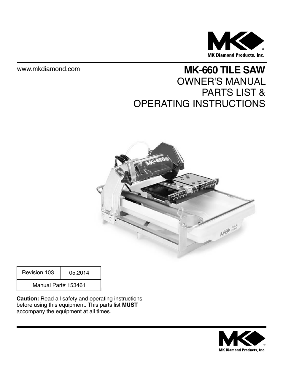 MK Diamond MK-660 User Manual | 44 pages