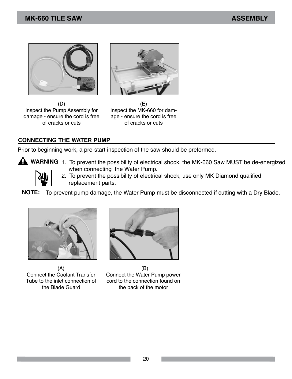 MK Diamond MK-660 User Manual | Page 20 / 44