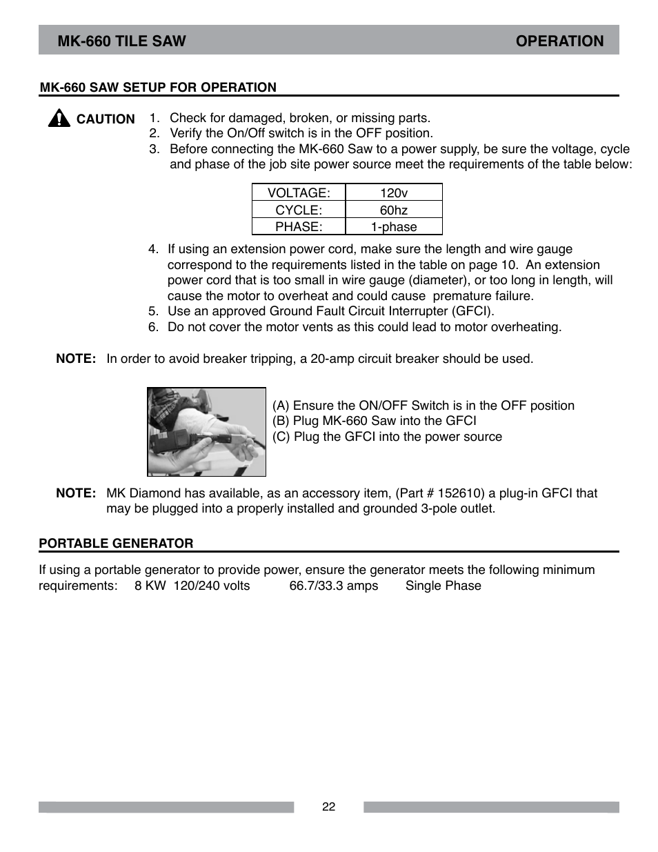 MK Diamond MK-660 User Manual | Page 22 / 44
