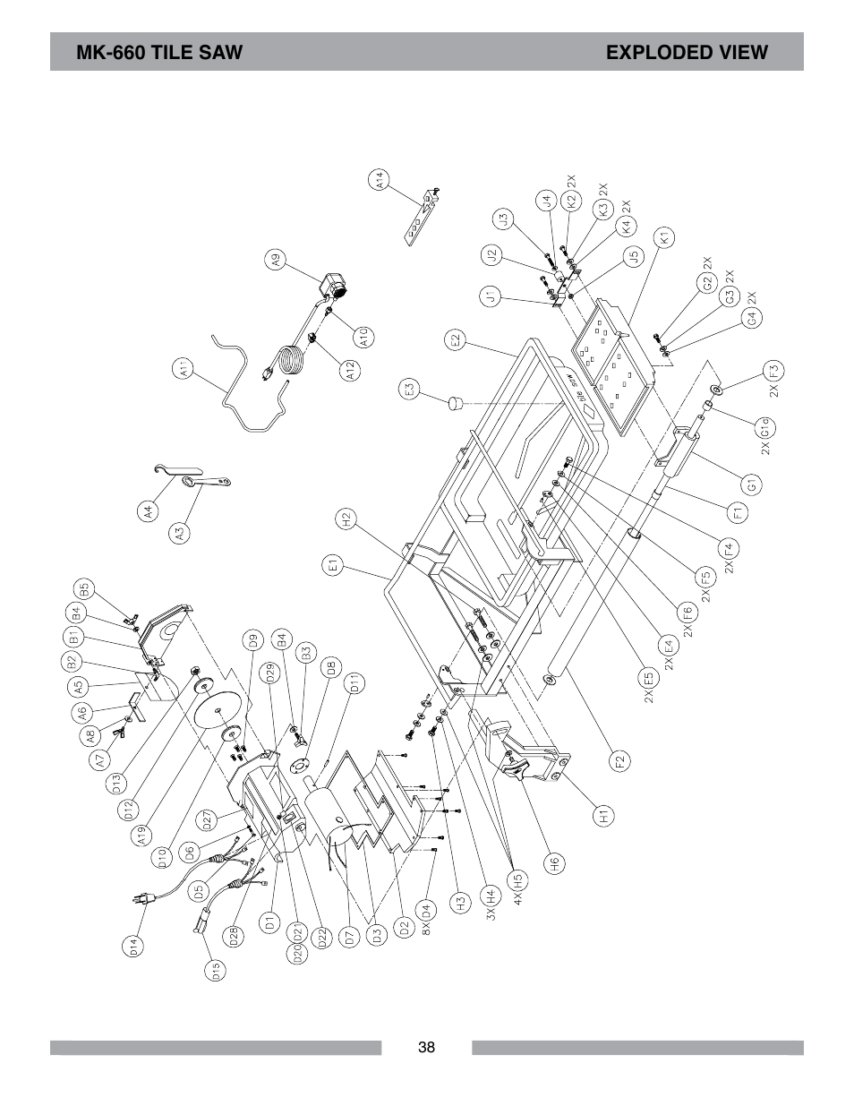 MK Diamond MK-660 User Manual | Page 38 / 44