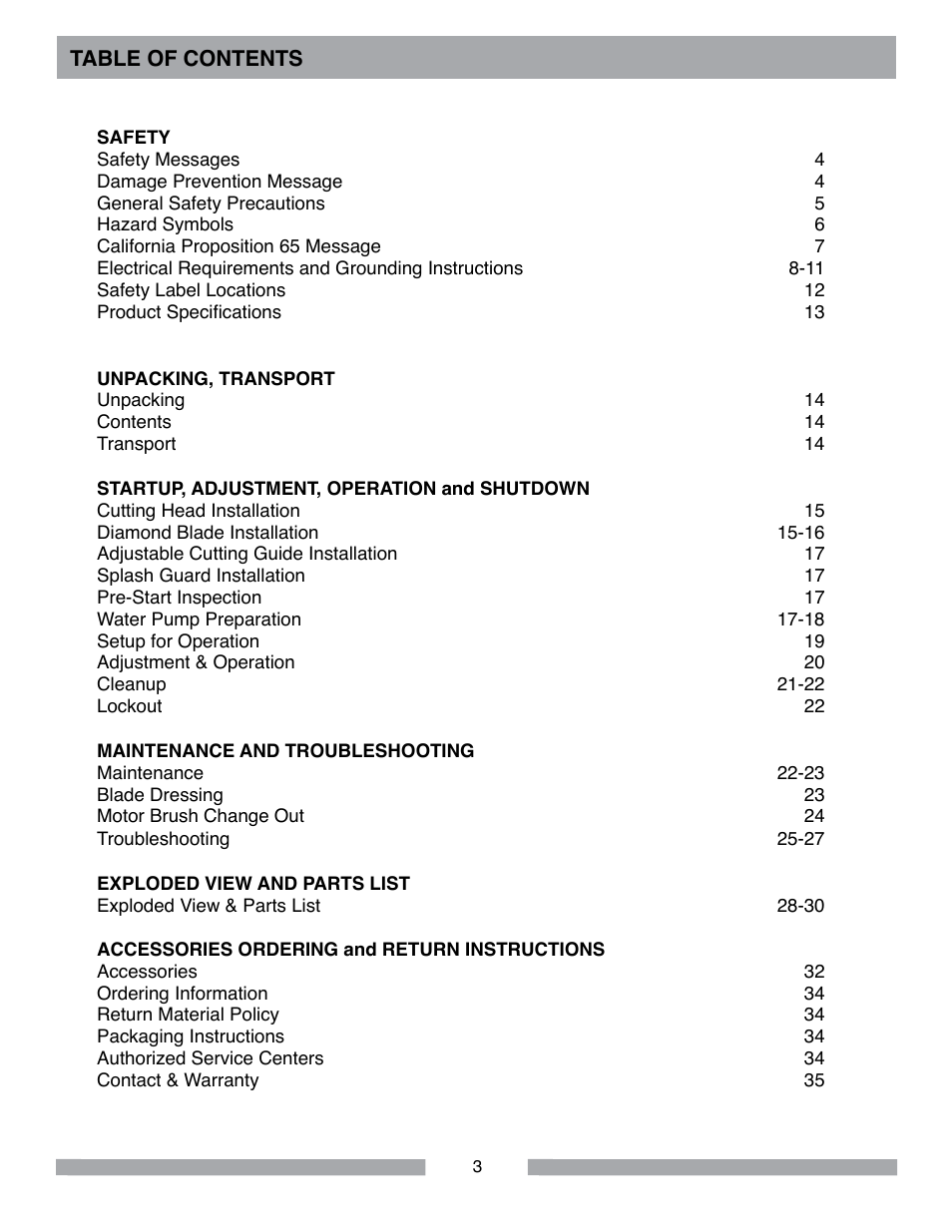 MK Diamond MK-377 User Manual | Page 3 / 36