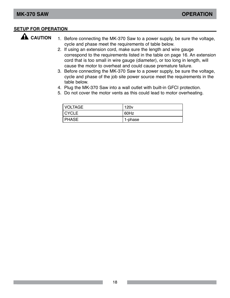 MK Diamond MK-370 User Manual | Page 18 / 36