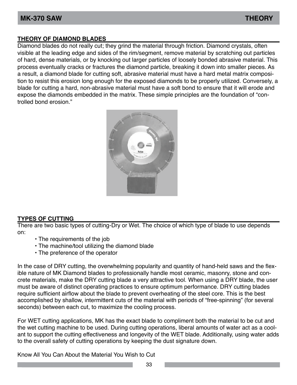 MK Diamond MK-370 User Manual | Page 33 / 36