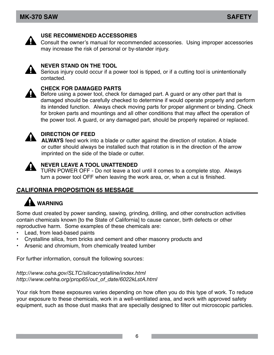 MK Diamond MK-370 User Manual | Page 6 / 36