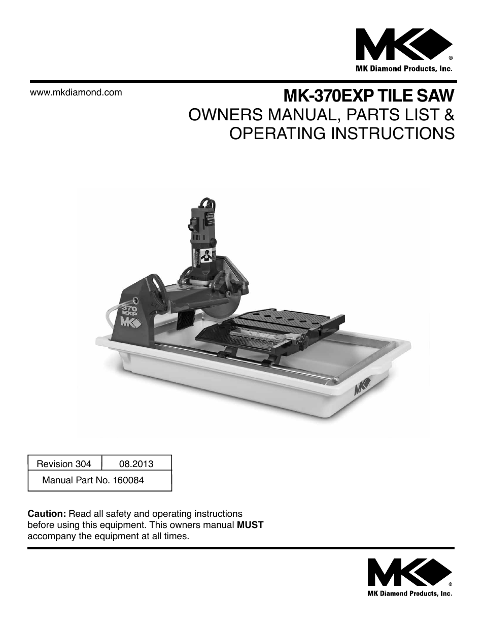 MK Diamond MK-370 EXP User Manual | 52 pages