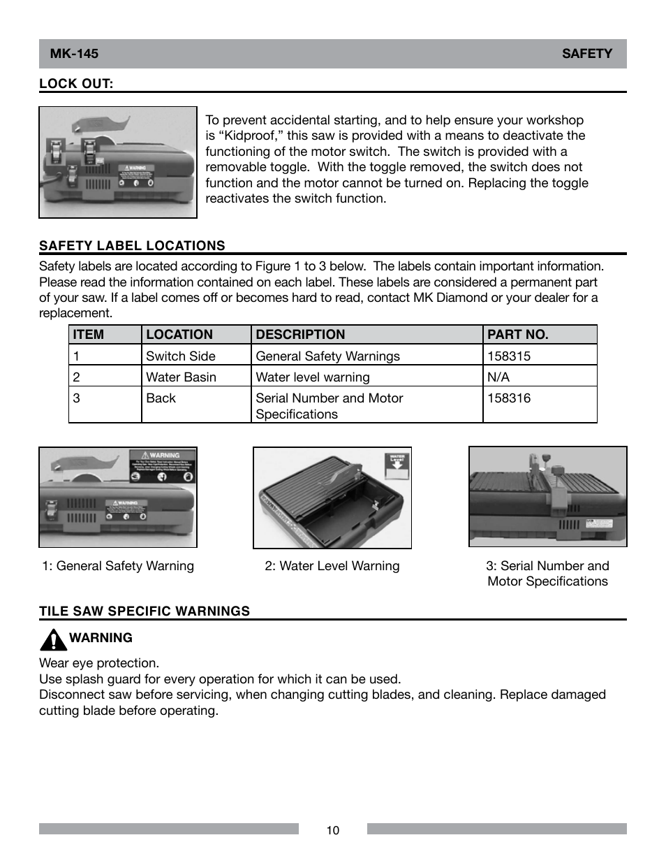 MK Diamond MK-145 User Manual | Page 10 / 32