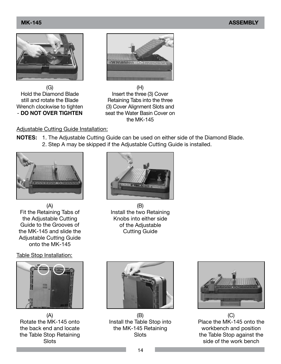 MK Diamond MK-145 User Manual | Page 14 / 32