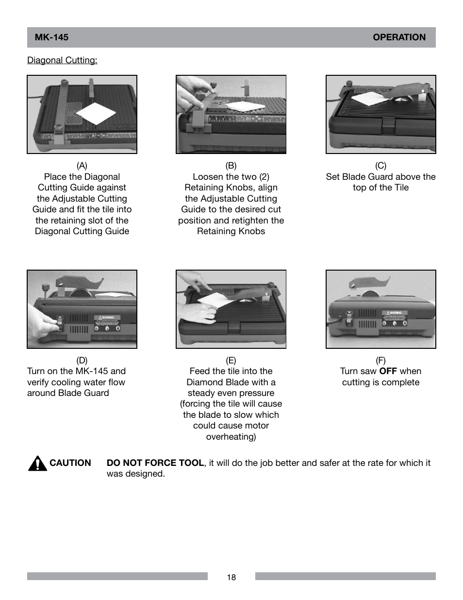 MK Diamond MK-145 User Manual | Page 18 / 32
