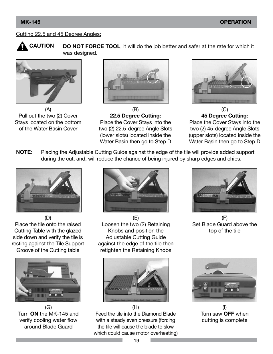 MK Diamond MK-145 User Manual | Page 19 / 32
