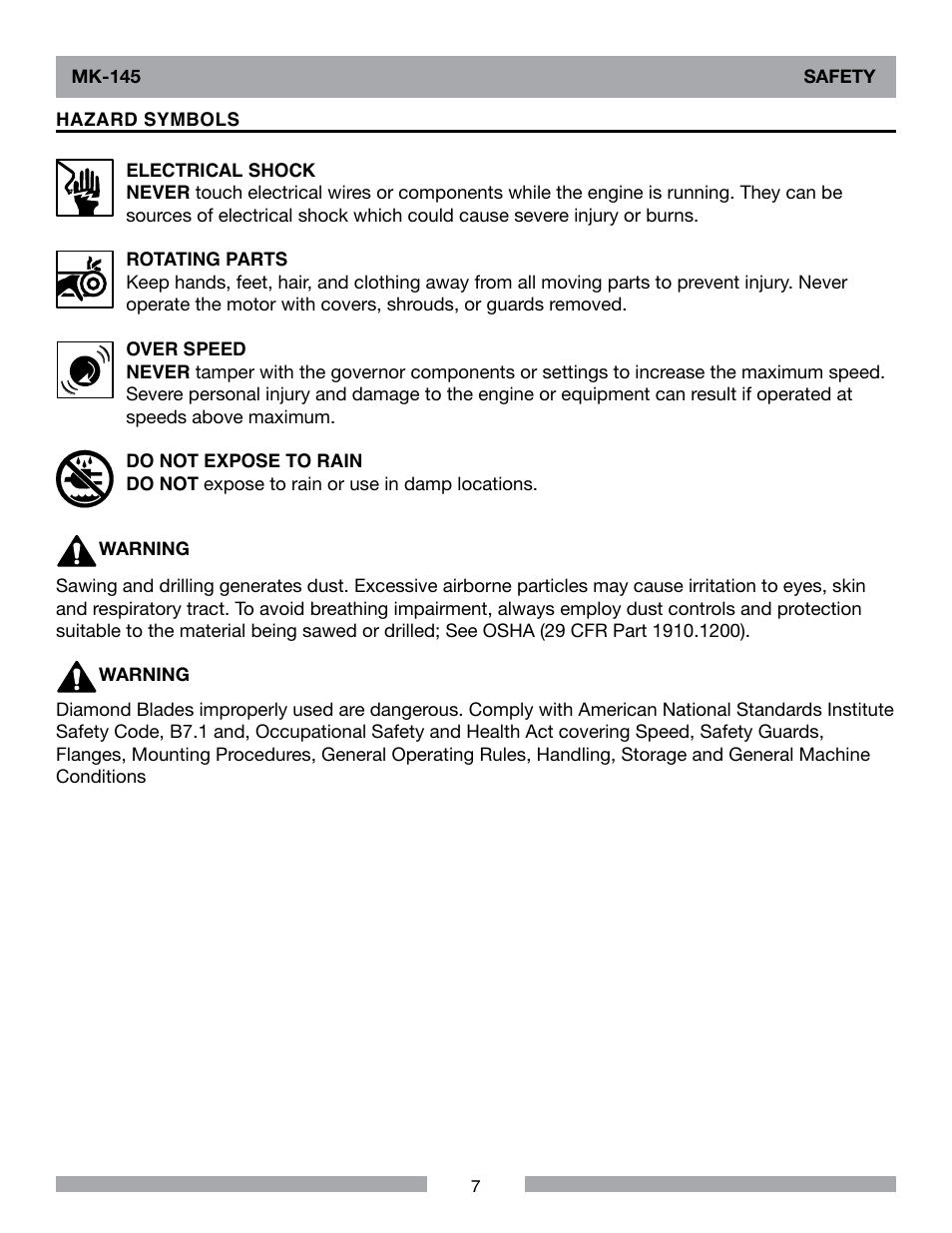 MK Diamond MK-145 User Manual | Page 7 / 32